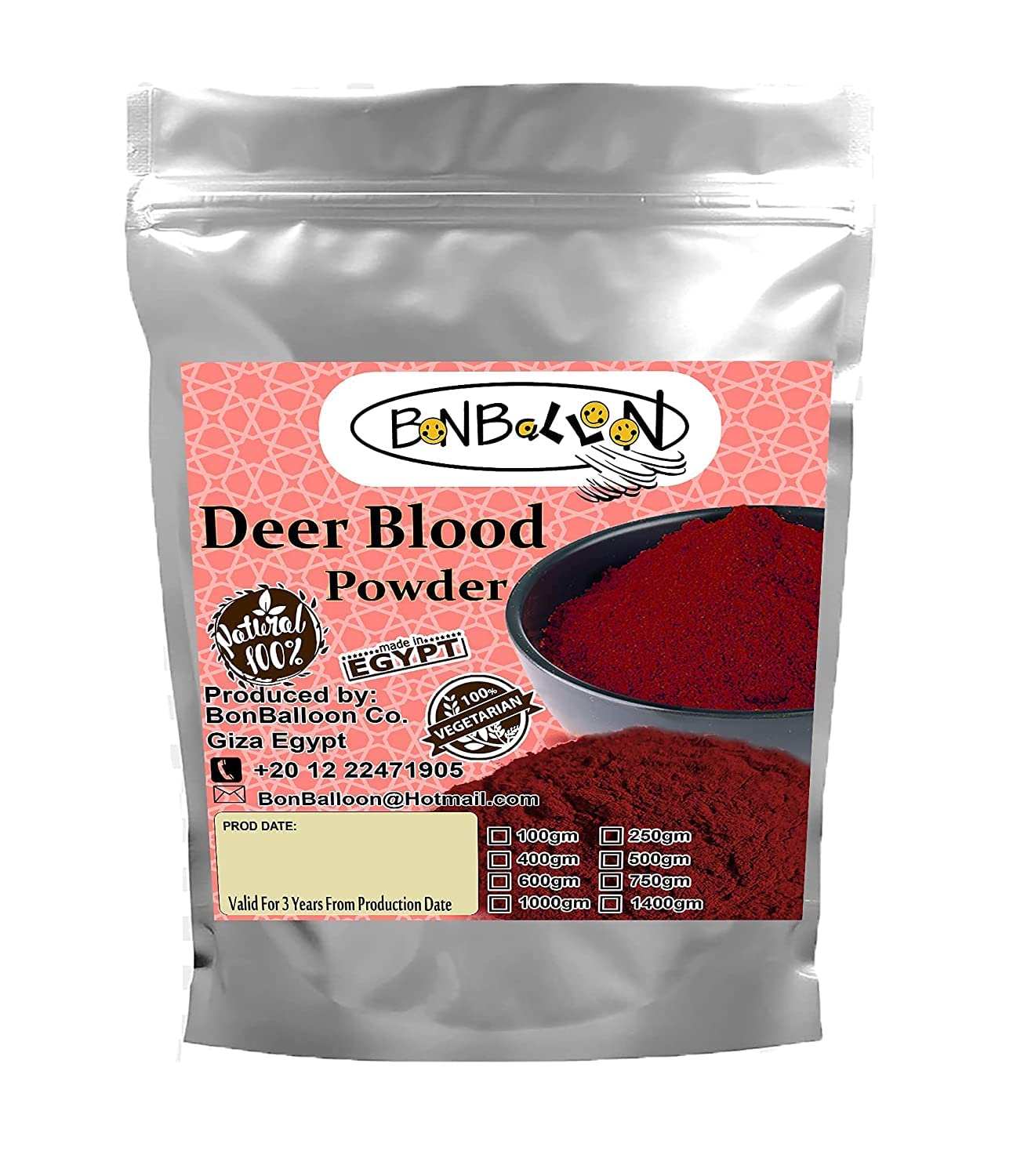 Pure & Organic Deer Blood Magic Premium Red Powder Ground