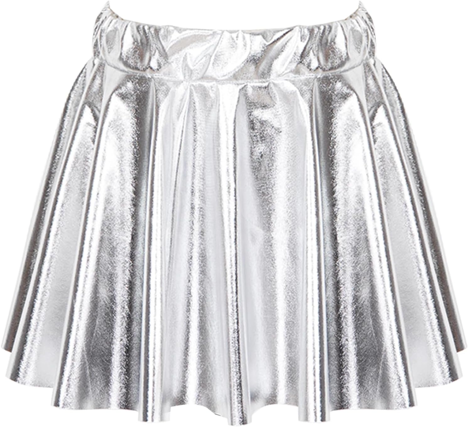 Kids Girls A-line Pleated Skirt Dance Skirts for Cheerleading Stage Performance