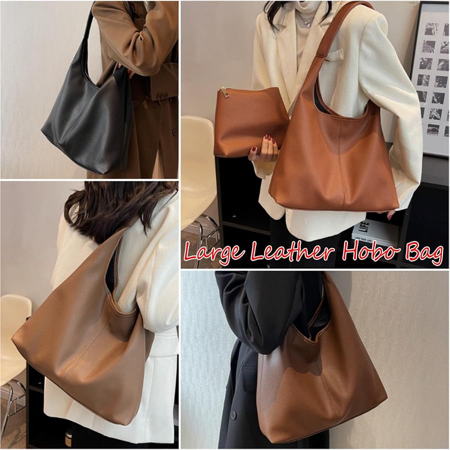 Sac à Main Fourre-Tout Chic Pocadri En Cuir Végétal - Grand Sac Élégant Et Confortable Pour Femme