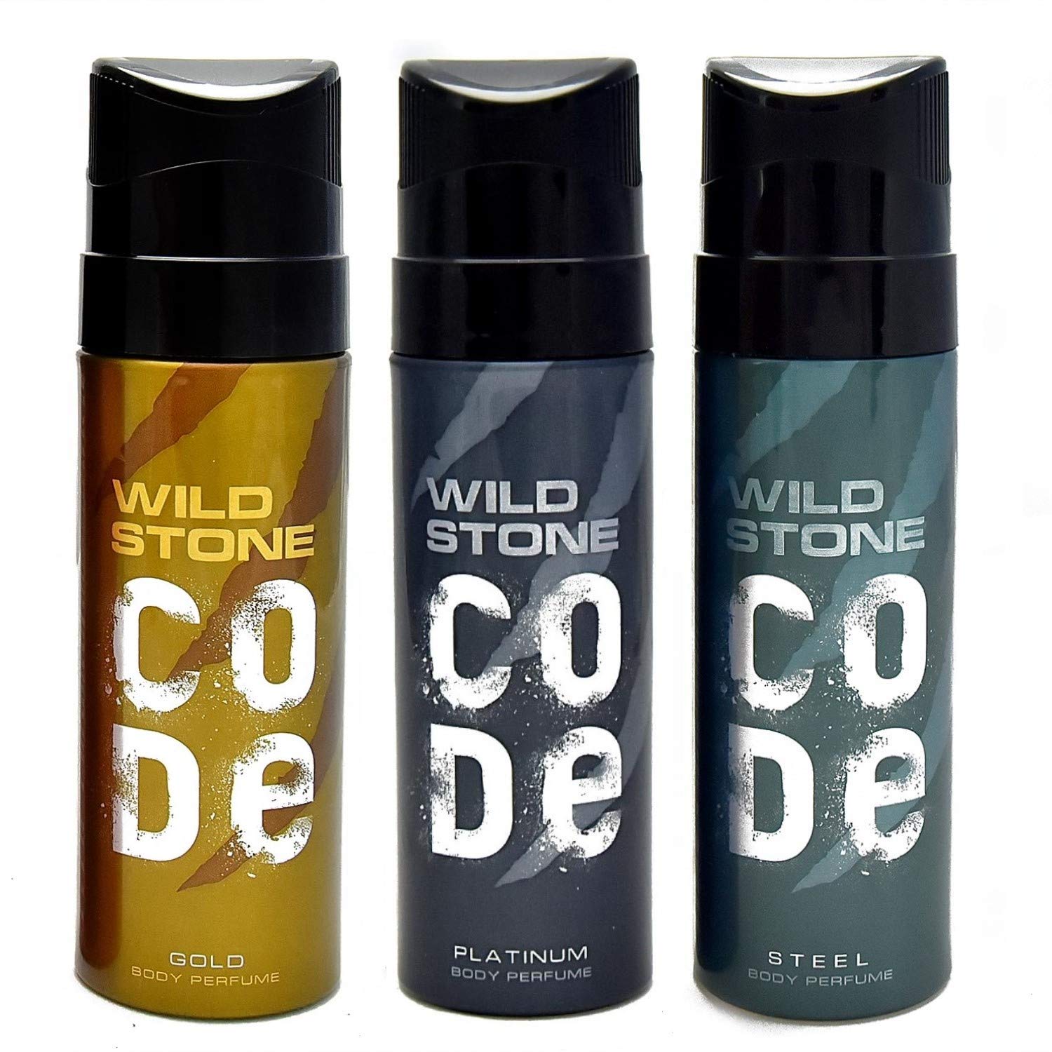 Wild Stone Code Gold, Platinum & Steel Combo