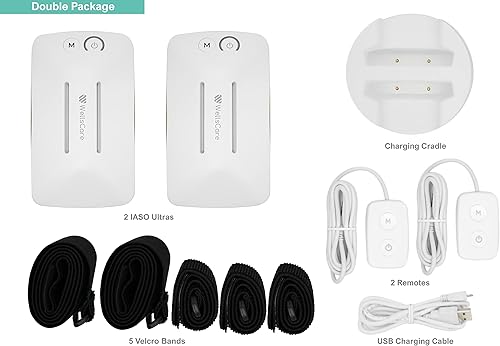 Miniatura 7 de IASO ULTRA Terapia láser fría para aliviar el dolor y recuperación deportiva para espalda hombros piernas láseres fríos triples LED azul calor y