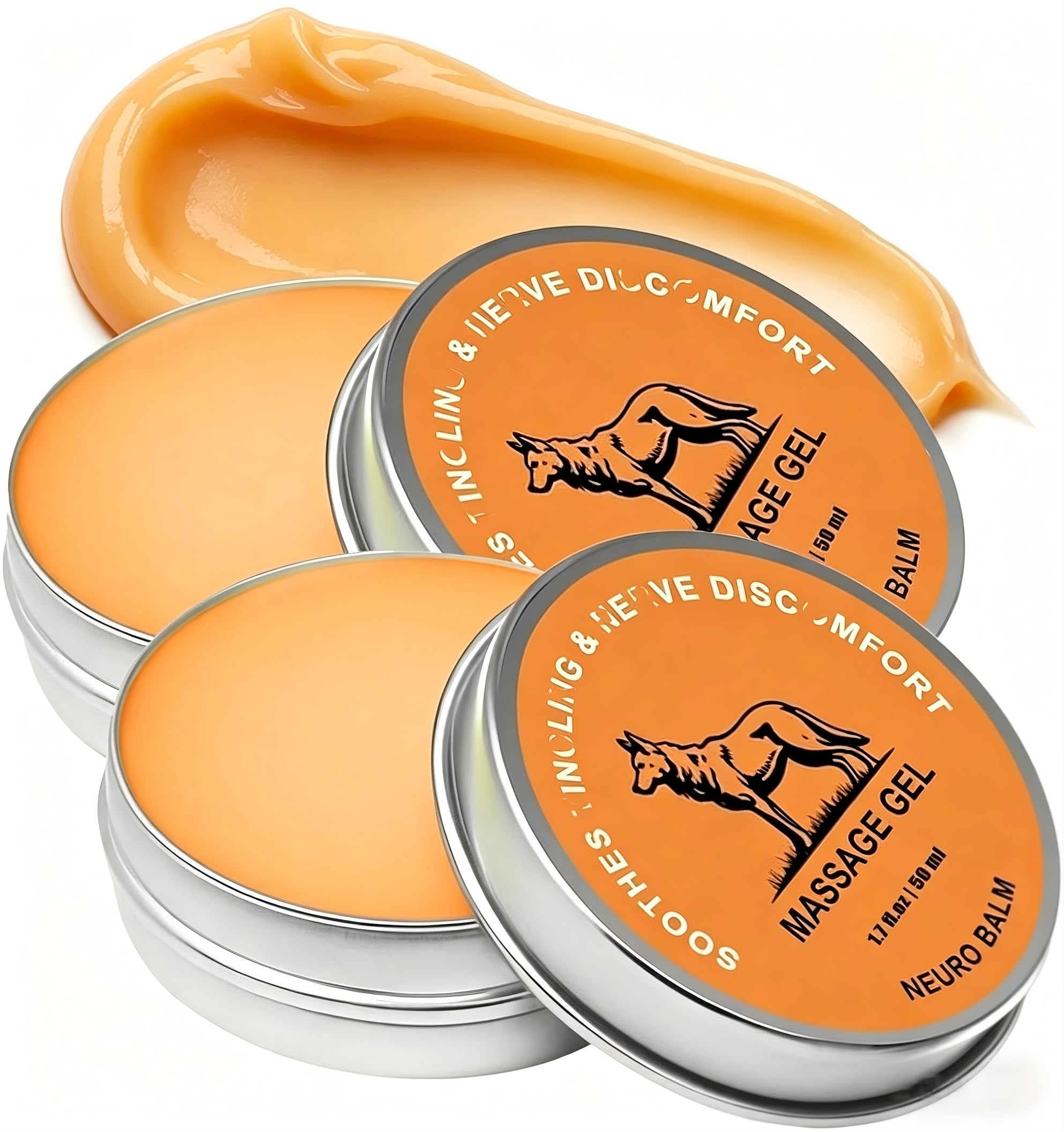 Neuro Balm, Nerve Relief Balm for Neuropathy, Natural Herbal Joint Care Cooling Soothing Massage Cream with Magnesium and Menthol, Joint & Muscle Care Ointment — view 8