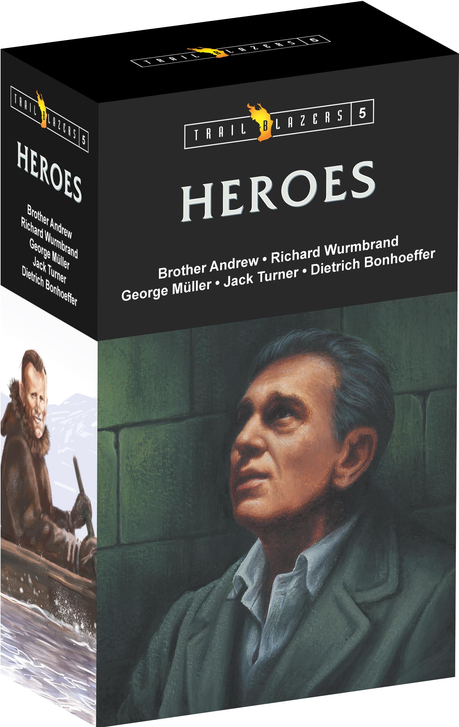 Trail Blazer Heroes Box Set 5: Brother Andrew, Richard Wurmbrand, George Müller, Jack Turner, and Dietrich Bonhoeffer (Trail Blazers)