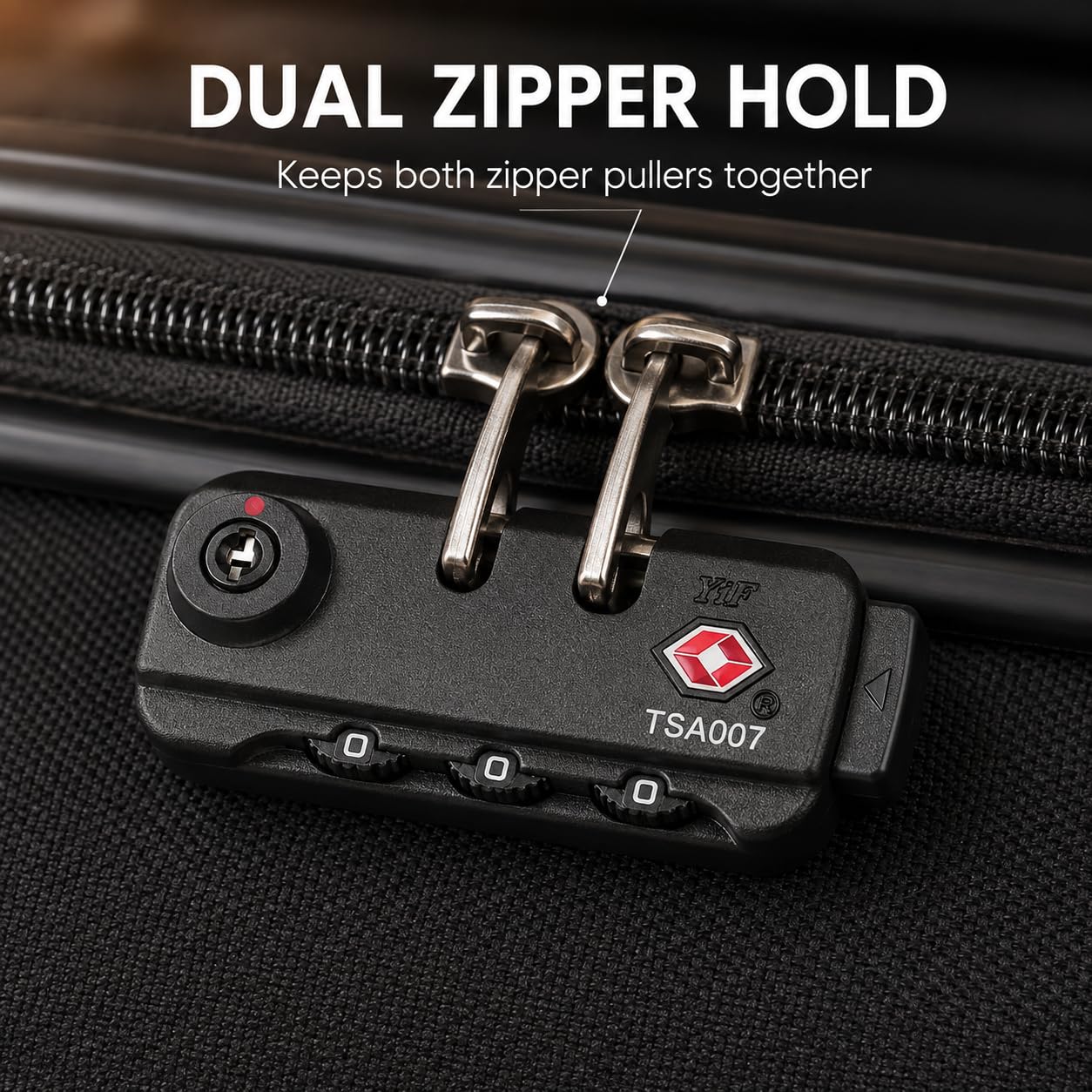 Street27® TSA Security Lock 3 Digit Combination Lock Suitcase Bag CodeLock Padlock - Portable and Lightweight, Combinations Luggage Travel_Lock TSA007 - Black — Amazon image 4
