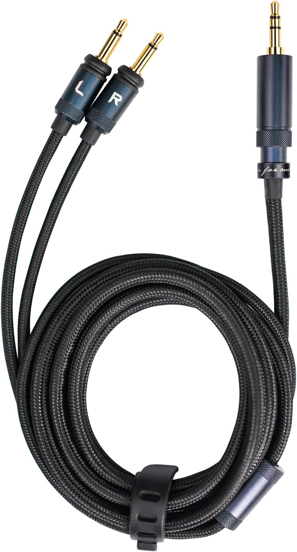 FiiOLL-RC 2024 Furukawa monocrystalline Copper Headphone Replacement Cable, Dual 3.5mm Connector to 3.5mm/4.4mm Stereo Headphone Cable FT3/JT1/FT5 (1.5M)