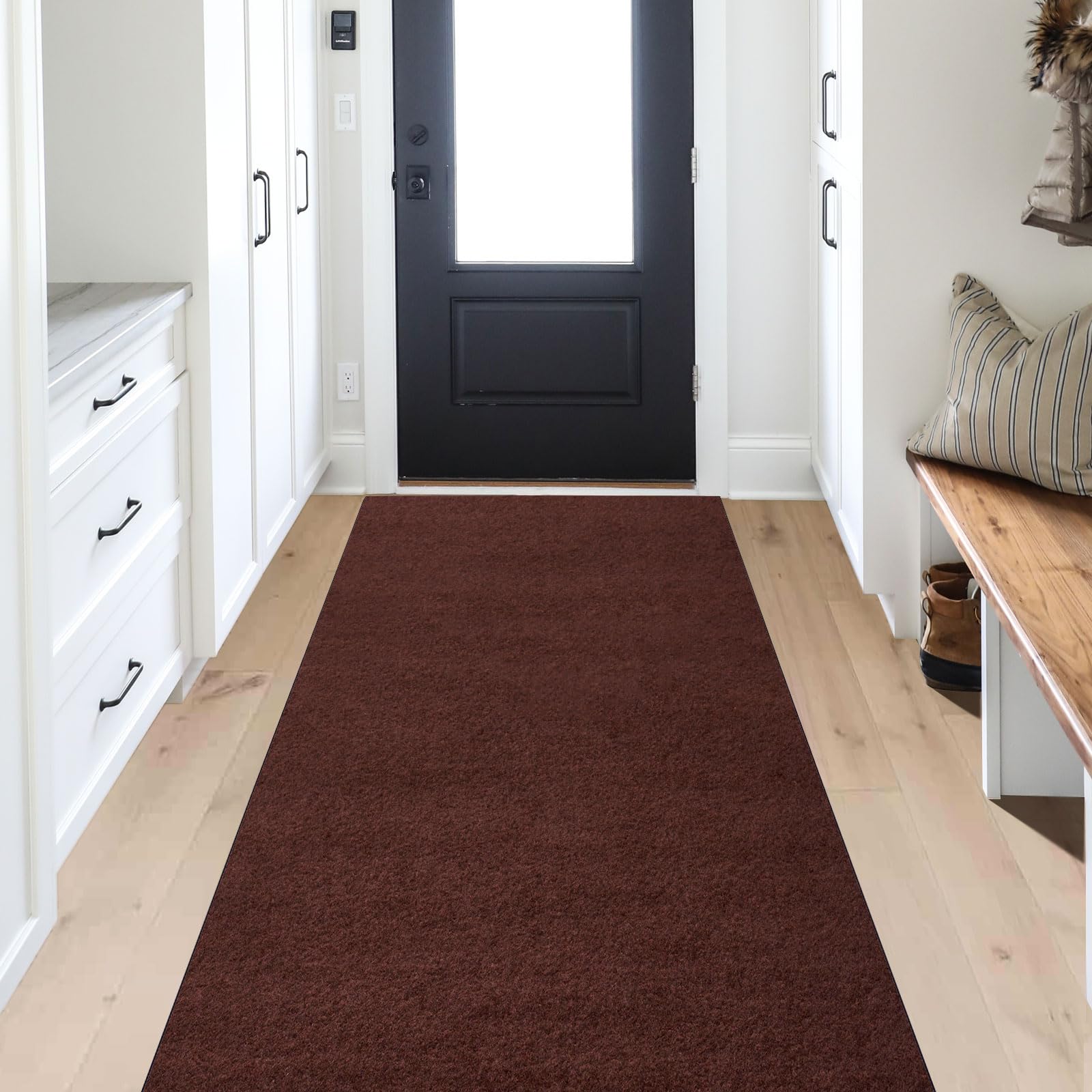 ANTPOP Runner Rug 3ft x 6ft Outdoor Indoor Runner Rugs with Rubber Backing Washable Rug Runner Carpet for Hallway Entryway Kitchen Bathroom Laundry