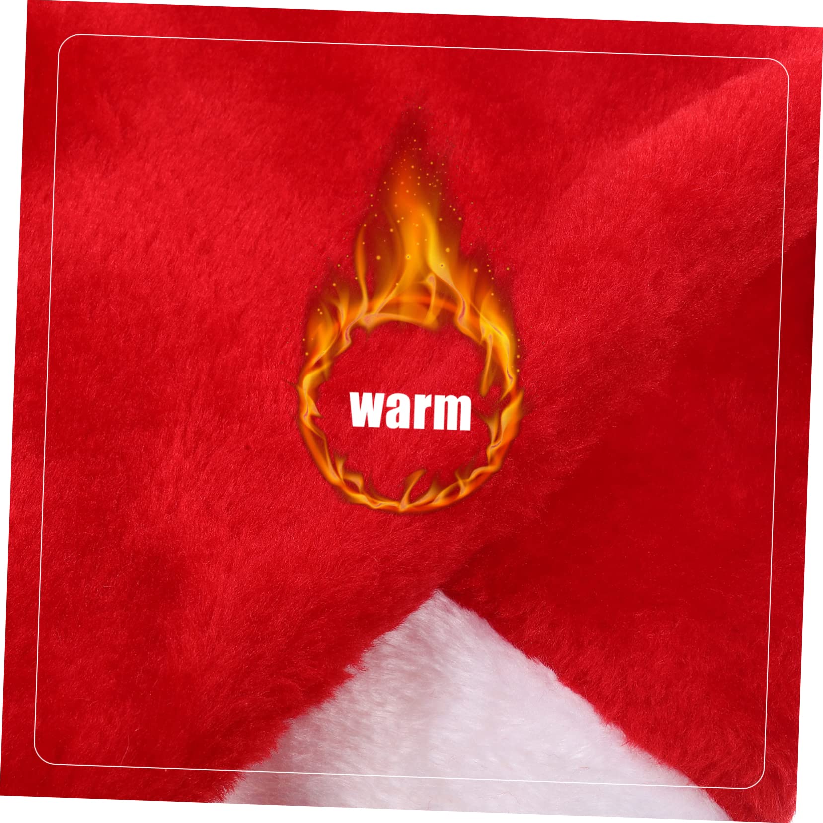 Cabilock 5 Piezas Gorro De Papá Noel De Felpa Gorros De Santa Navideños Sombreros Para Hombres Gorro De Papa Noel Para Sombrero De Navidad De Peluche Gorros Navideños Rojo Felpa Corta
