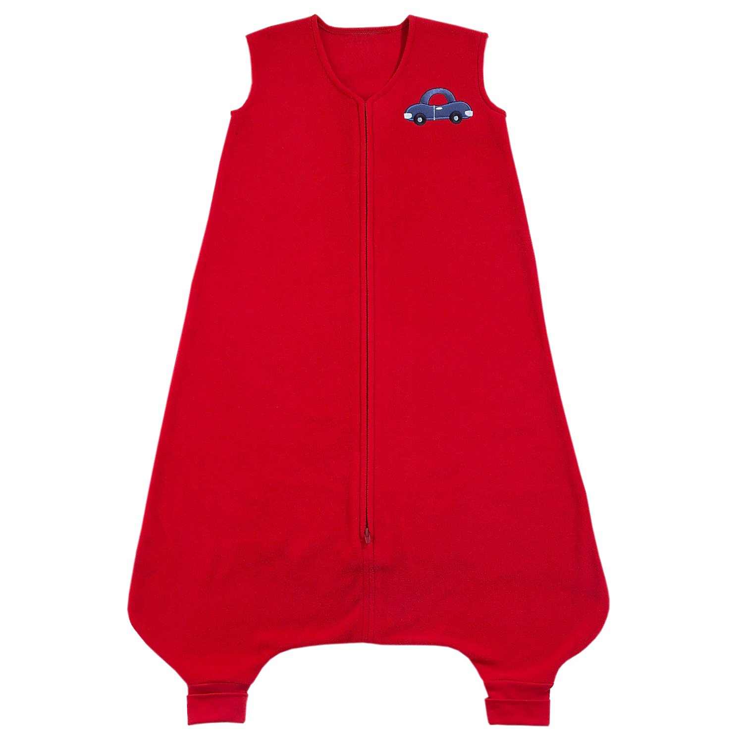 HALO SleepSack Big Kids Micro-Fleece Wearable Blanket, Red, 4T - 5T (Discontinued by Manufacturer)