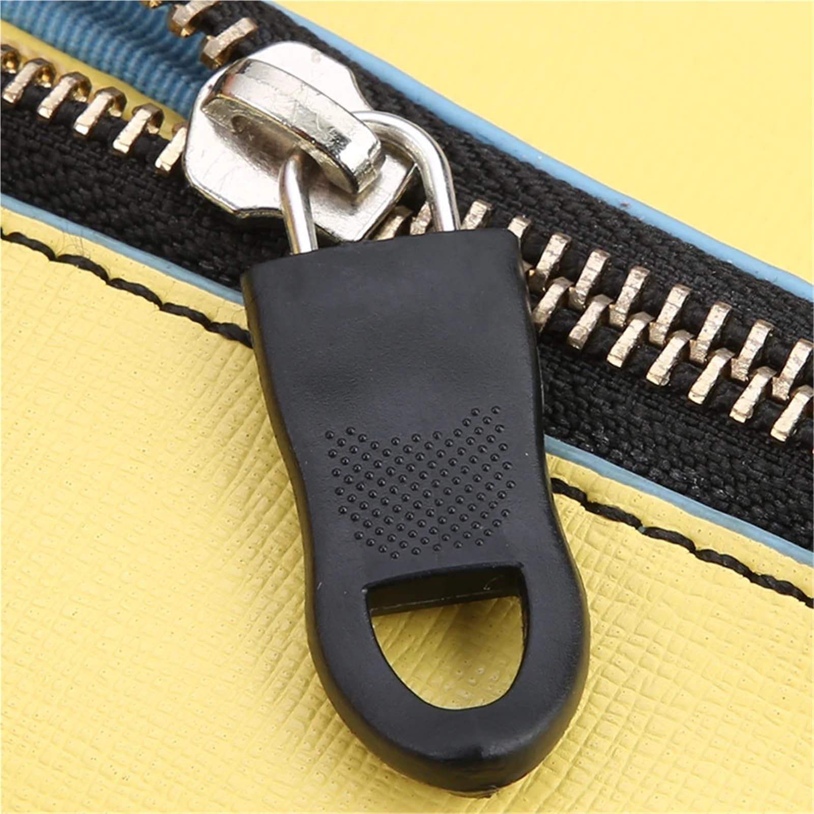 Piezas de recambio para tiradores de cremallera, Tiradores de cremallera 1200 Uds deslizador repuesto for chaquetas maletas mochilas negro marrón(Bruin)