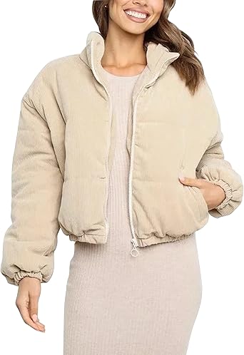 padded cord jacket