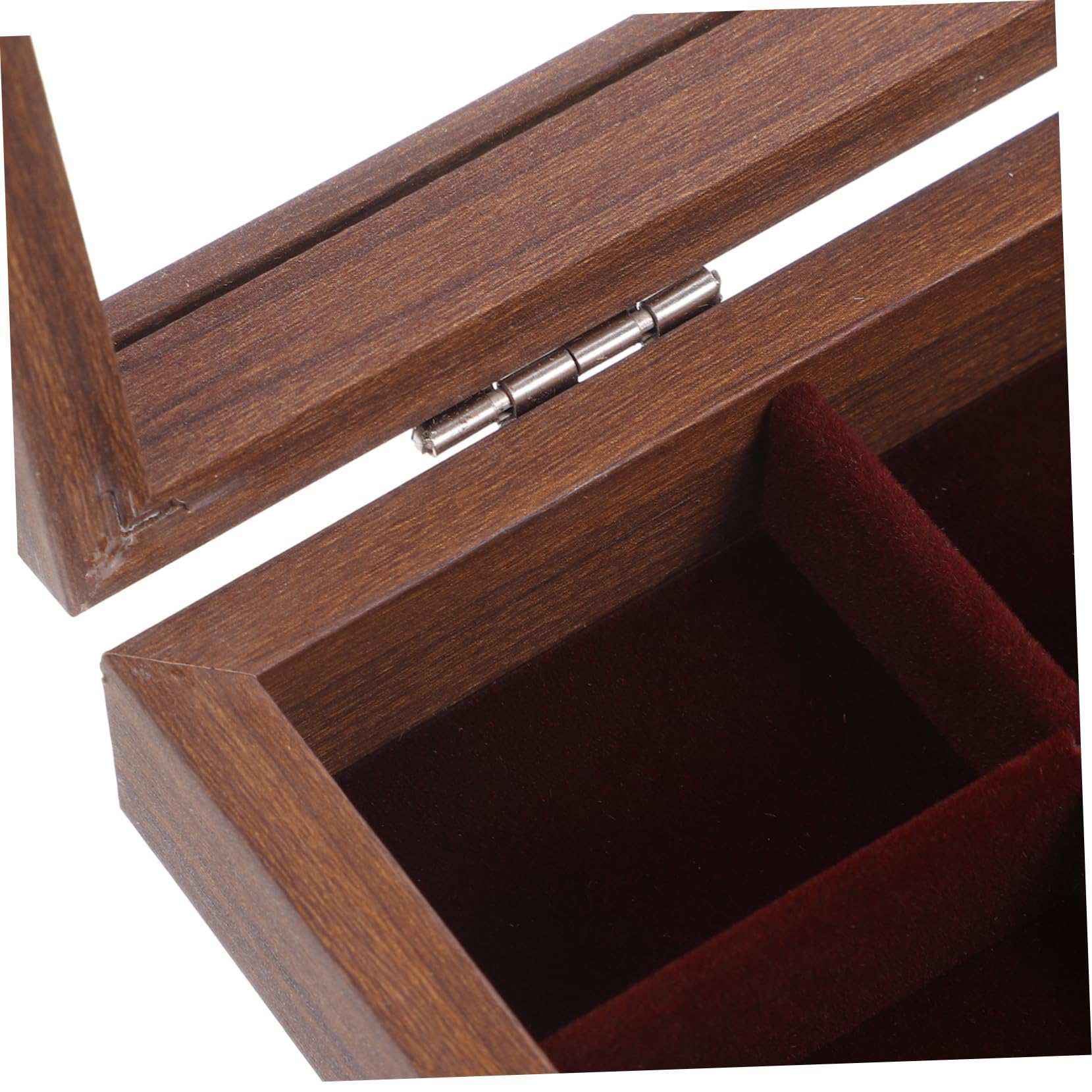 Teebeutel Aufbewahrungsbox 30 Fächer mit Glasdeckel | Braun, Rechteckig und Platzsparend, für Küche und Essbereich, Einfache Sortierung