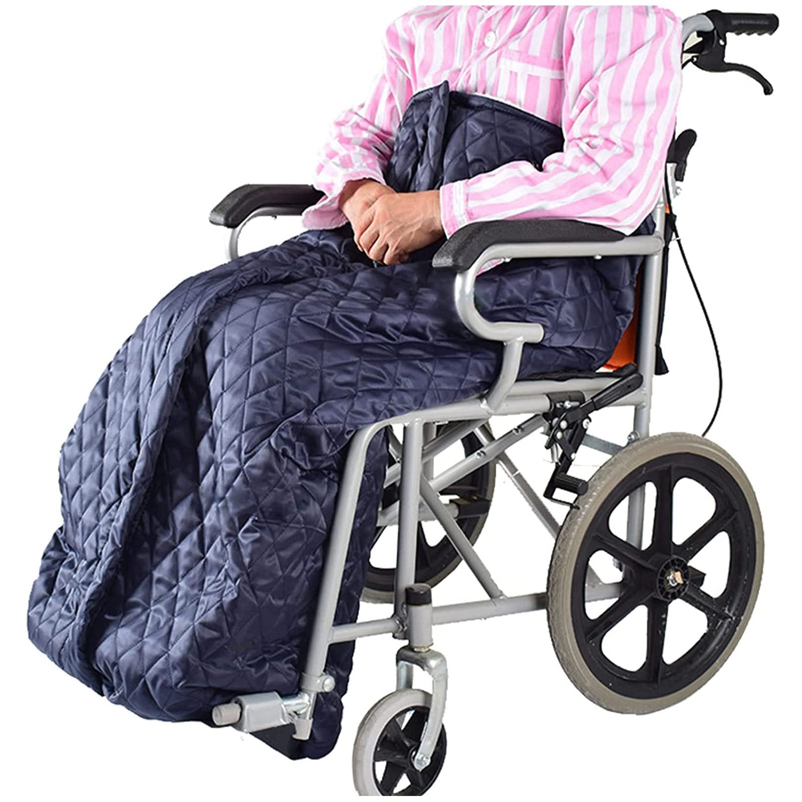 Manta térmica para Silla de Ruedas, Saco de Dormir para la Parte Inferior del Cuerpo para Personas con discapacidad en Invierno, 51 x 25 Pulgadas
