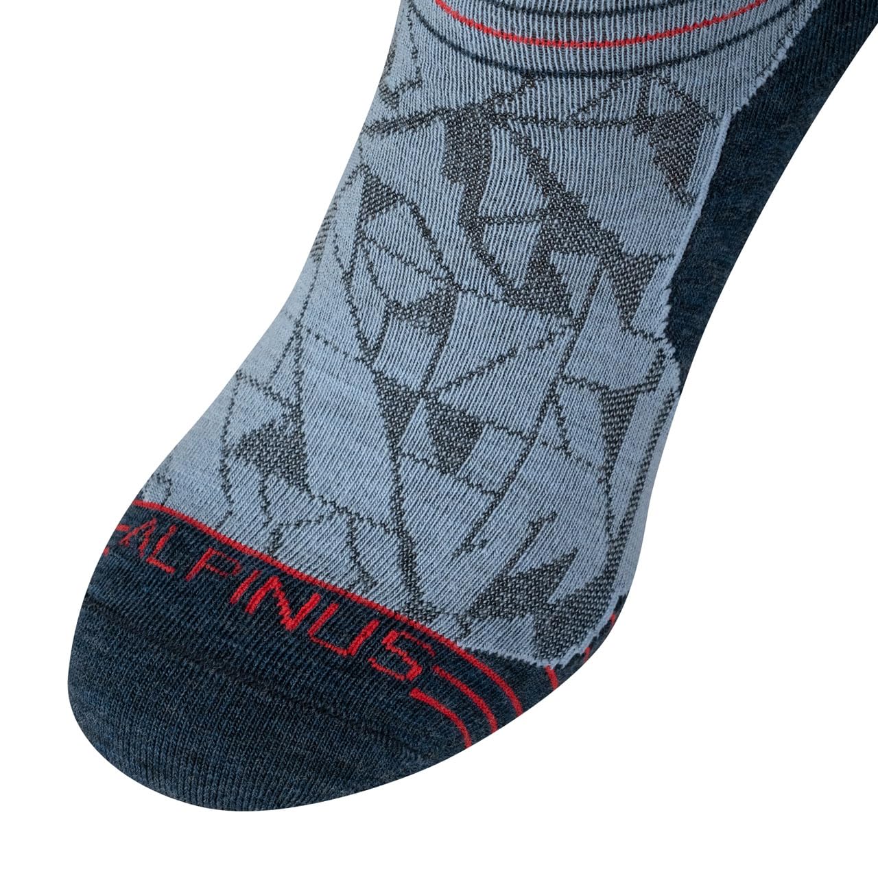 Alpinus Skarpety Merino Kuldiga Low niebiesko-czerwone FE11087