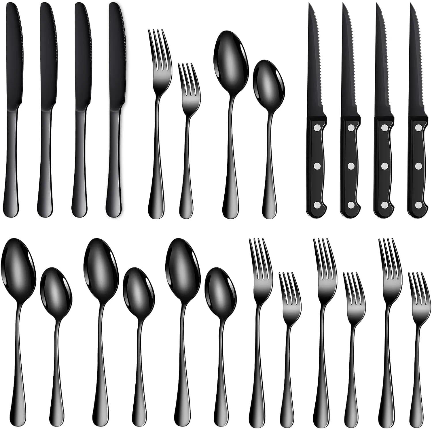 TAN REN Edelstahl Besteck Set