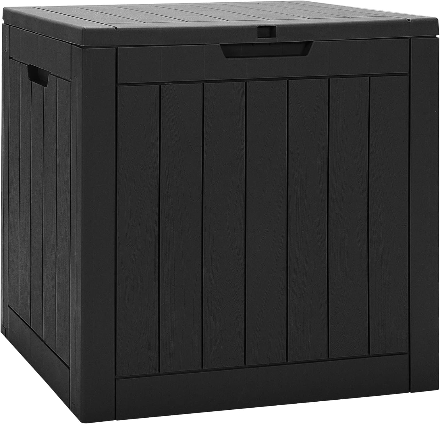Keter City 30 Gallon Resin Deck Box for Patio Furniture, Pool