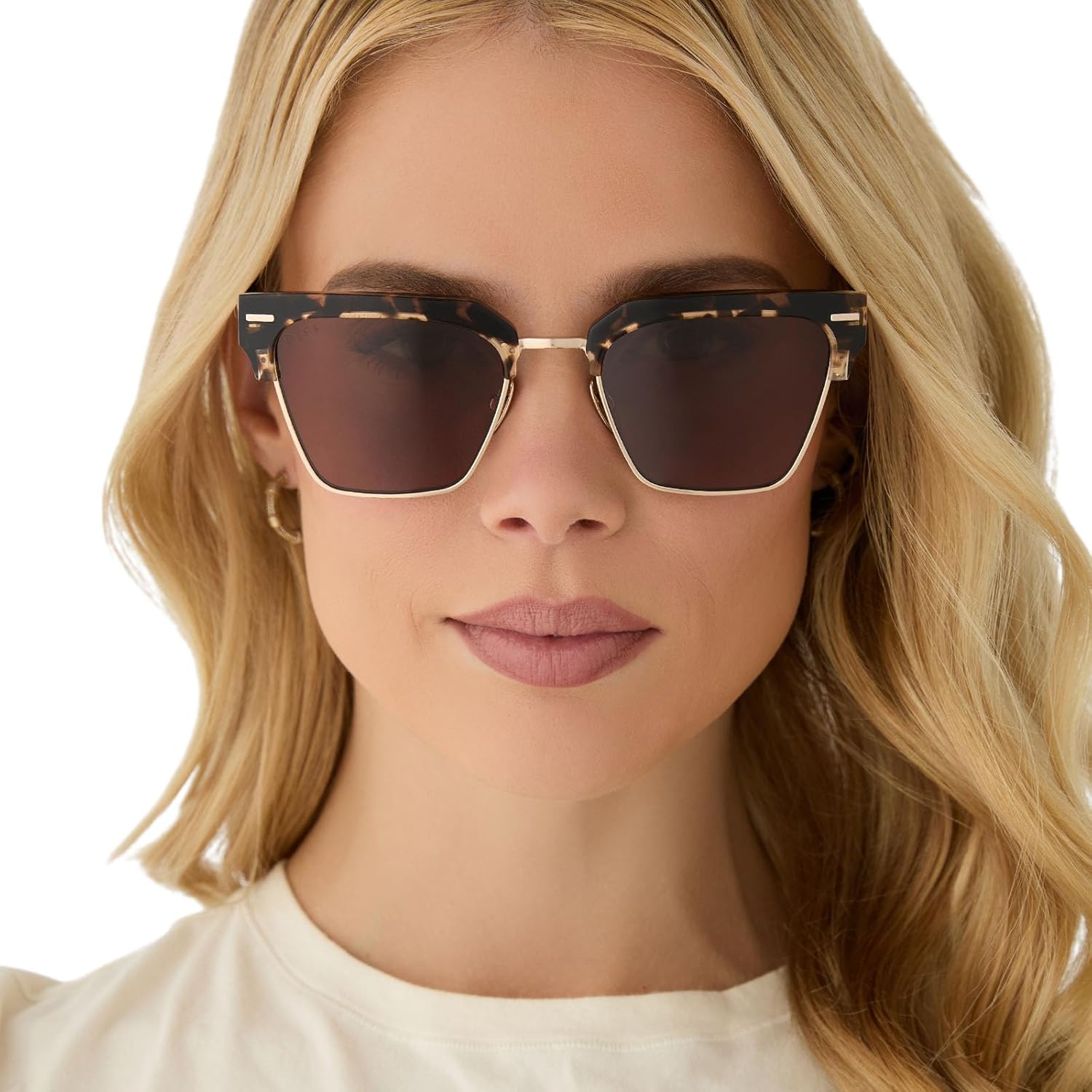 DIFF Capri | Retro Classic Style Sunglasses for Men and Women | 100% UVA/UVB Protection