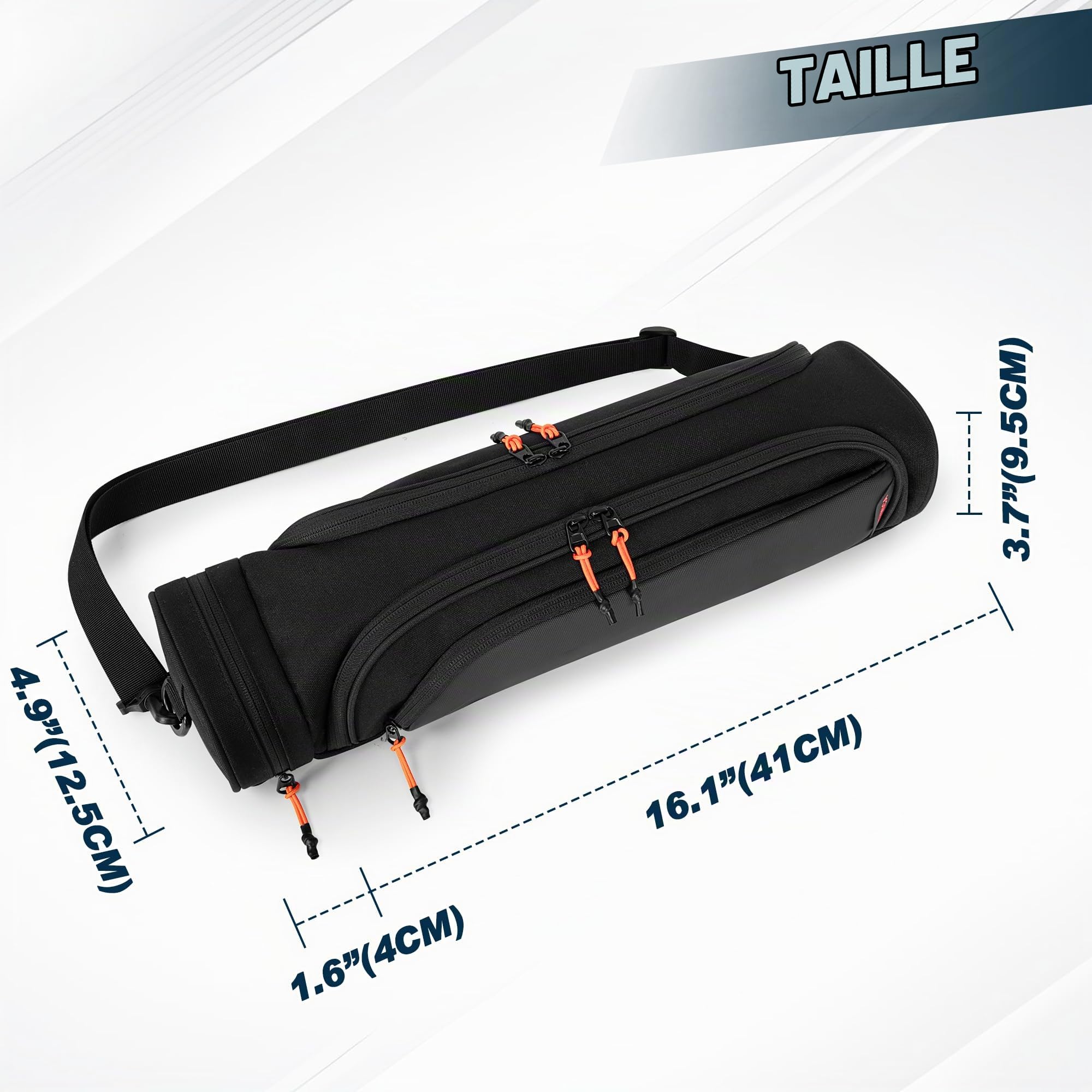 Rexmica Double Sac de Rangement pour 2 Tapis de Jeu (35,5 x 61 cm)