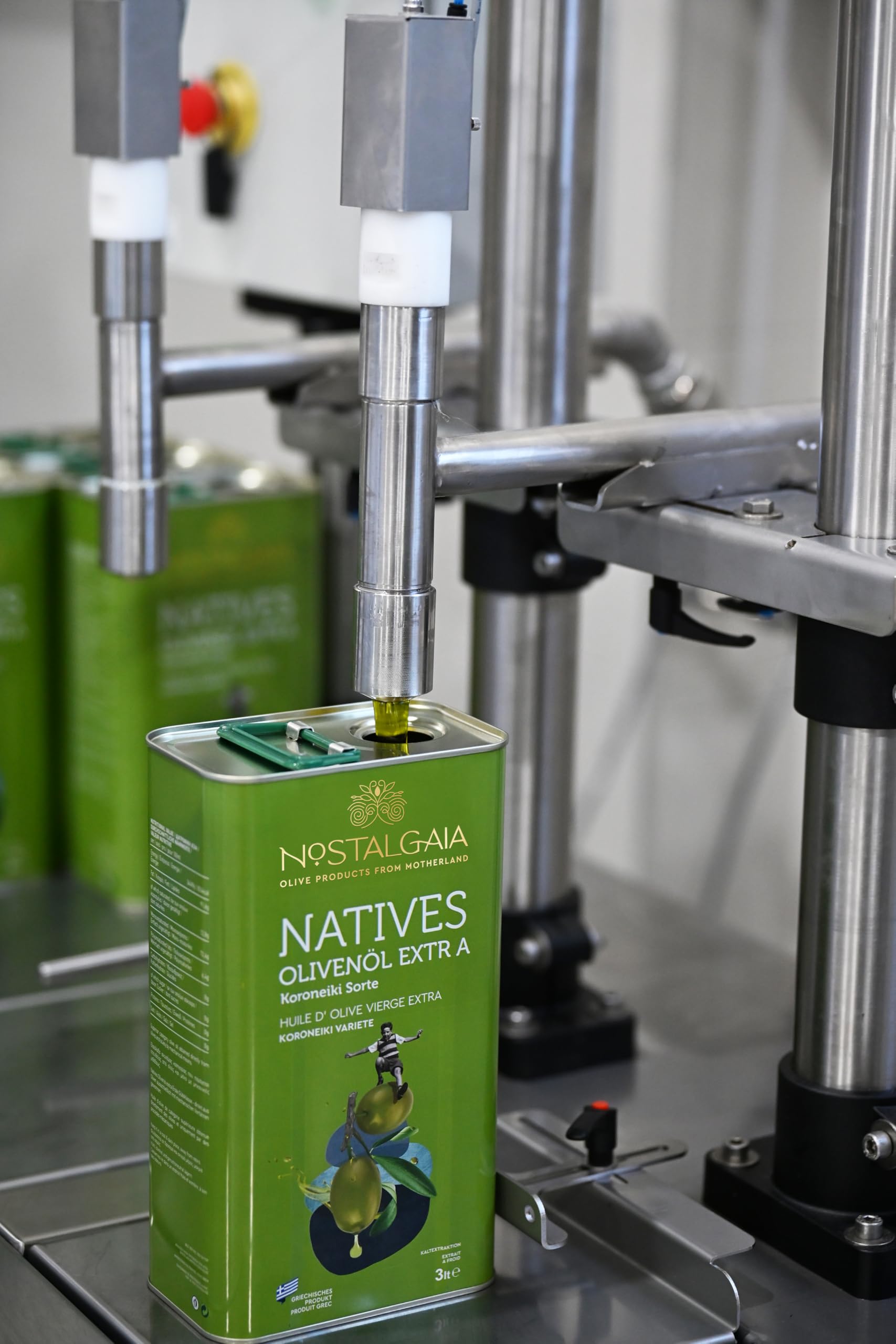 NOSTALGAIA 5 litres Huile d’olive extra vierge grecque – 100% Koroneiki, pression à froid, récolte fraîche 2025/2026, très faible acidité, huile d’olive premium, bidon 5 L