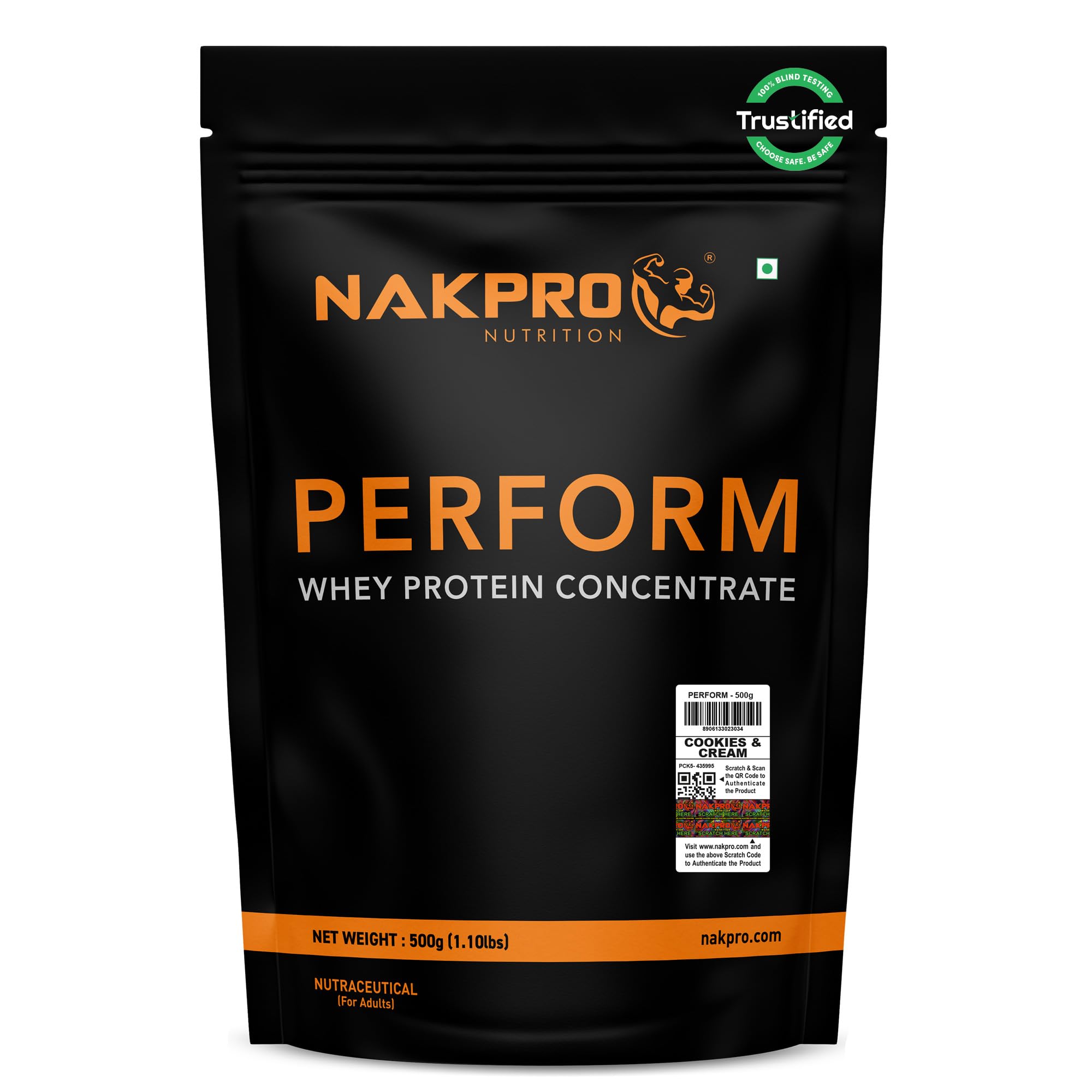 NAKPRO NUTRITION Perform Whey Protein Concentrate | 4kg Chocolate | 24g Protein, Trustified Certified — Amazon image 12