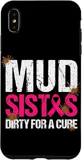 Mud Girl Run Dirty for a Cure Breast Cancer Charity Case for iPhone Xs Max