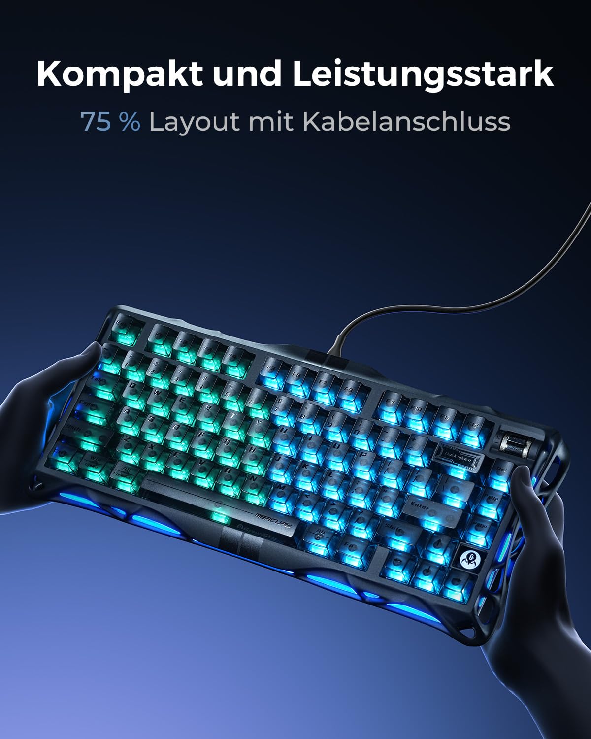 Amazon.in: Buy GravaStar Mercury V75 HE Gaming Keyboard, 8KHz