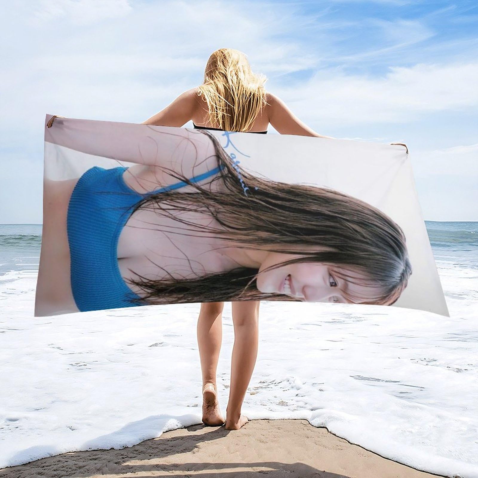 Amazon｜for 有村架純 バスタオル ビーチタオル タオル スポーツタオル