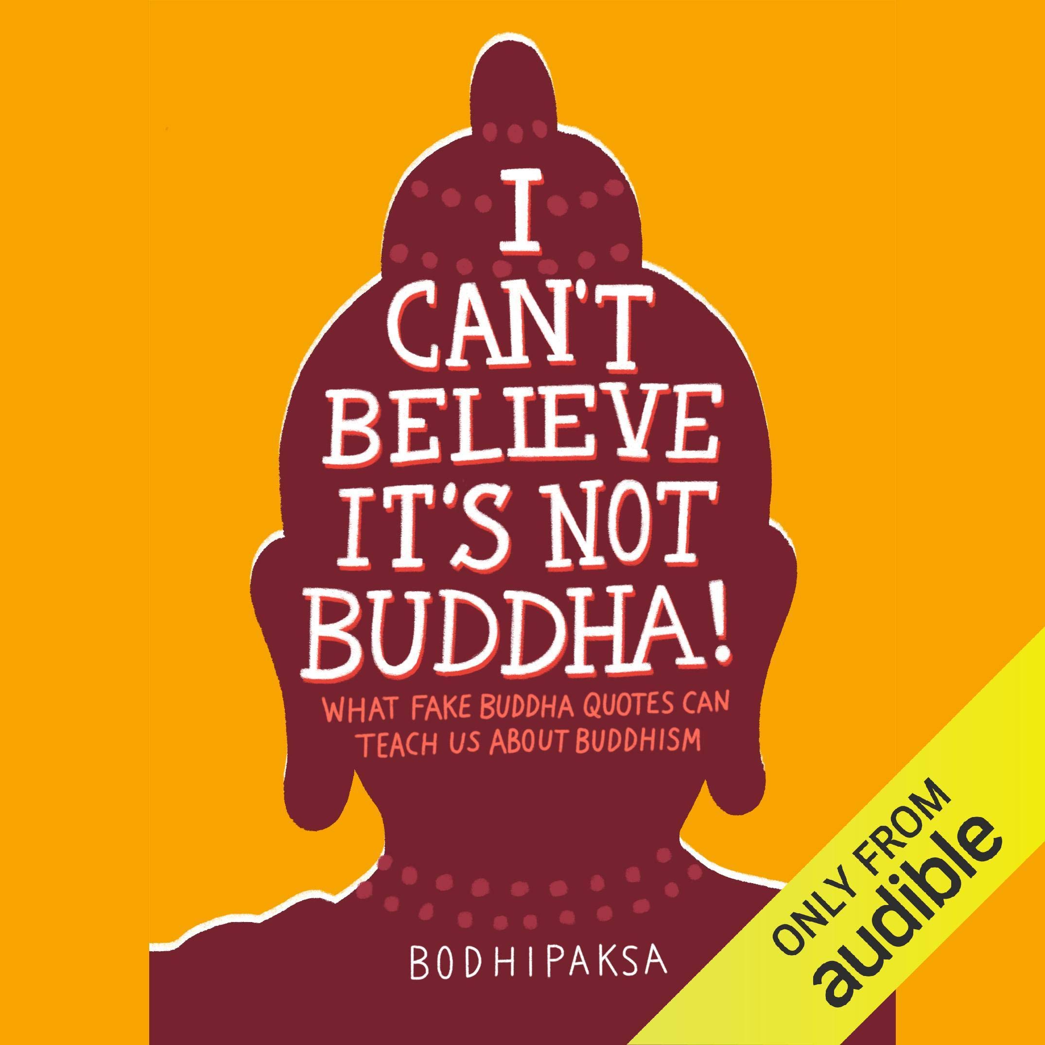 I Can't Believe It's Not Buddha!