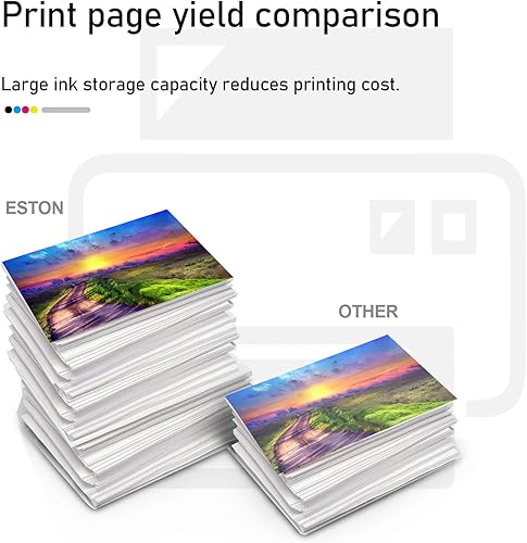 Miniatura 2 de Paquete combinado de cartuchos de tinta 64XL de repuesto para HP 64XL para Envy Photo 7858 7855 7120 7155 7158 7164 6255 6252 6232 Envy Inspire