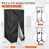 Vista 2 de Cubierta de estación de dominadas, cubierta a prueba de polvo para estación de dominadas/estación de barra de inmersión para exteriores, estante