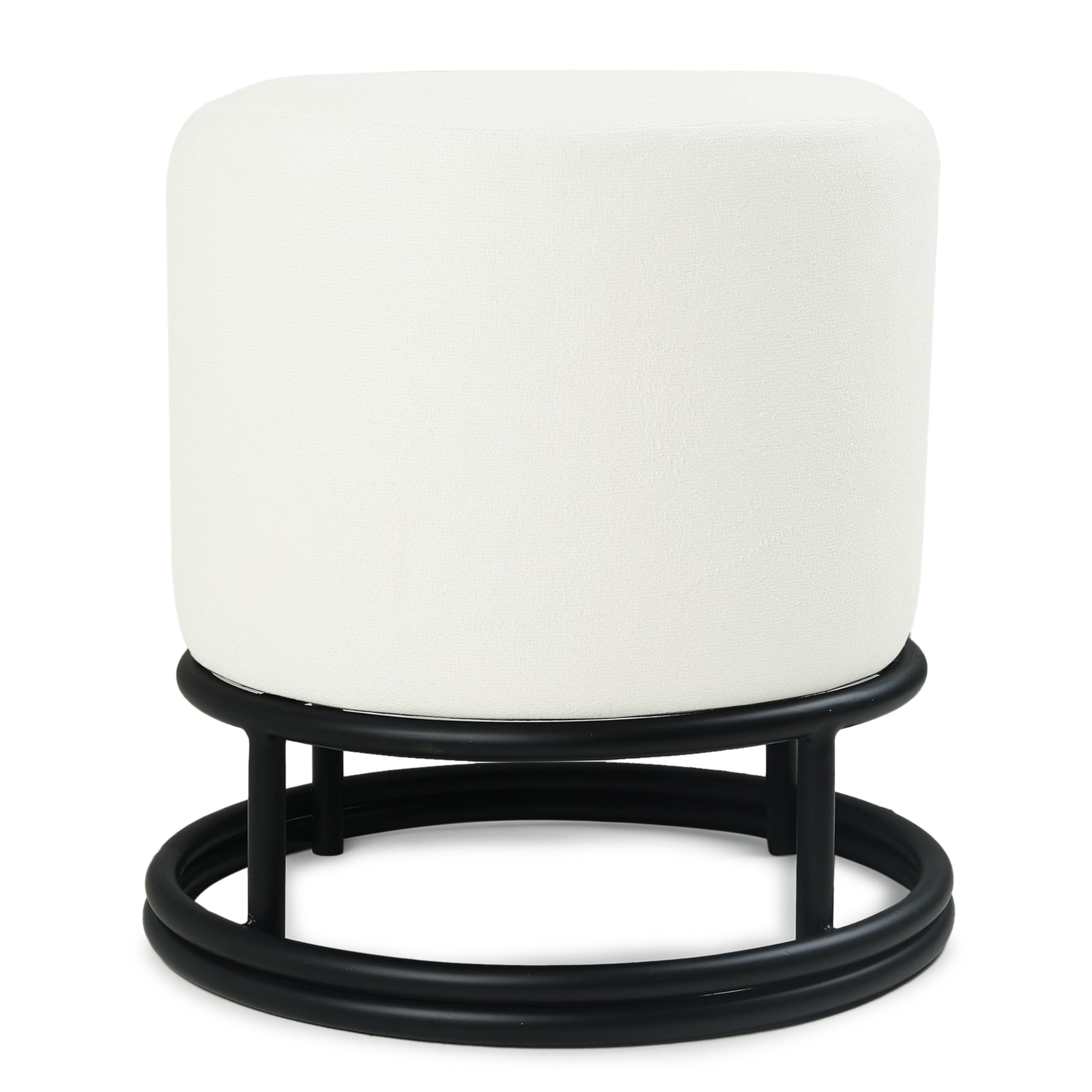Lucas Pouffe Black with Dark Grey-image-9
