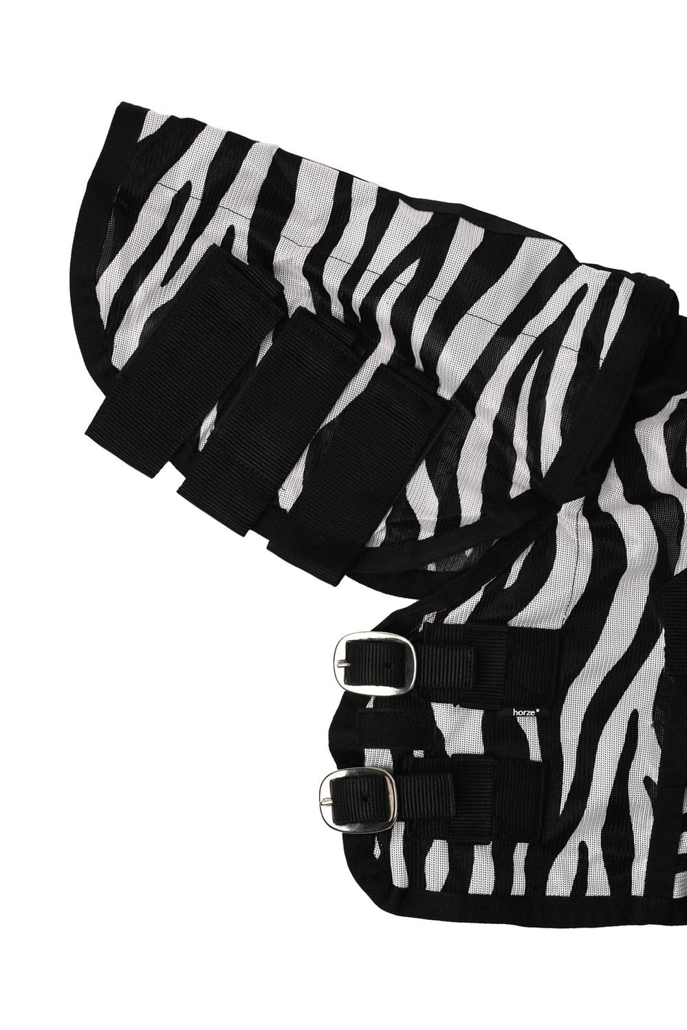 netproshop Pony Fliegendecke mit Halsteil Bauchlatz u Schweiflatz Zebra Print Gr. 75-125, Groesse:85, Farbe:Zebra