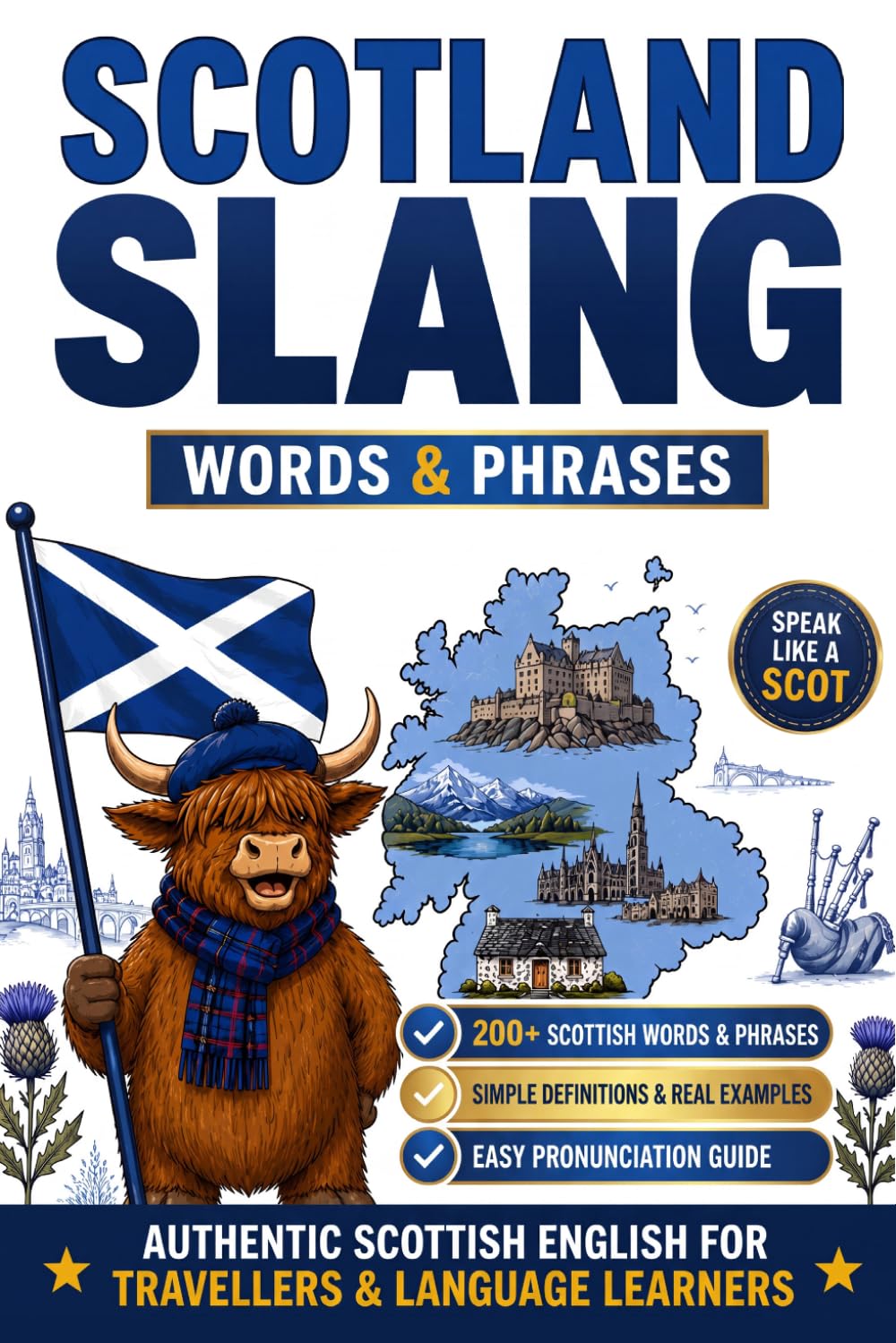 Scotland Slang Words & Phrases: A Dictionary to Learn Scottish Lingo with Definitions, Examples, and Pronunciations