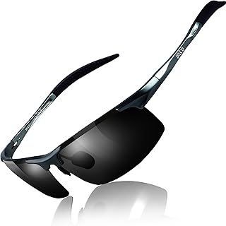 DUCO Polarized Sunglasses Mens Sun Glasses Sports Eyewear Fishing Golf Driving UV400 Protection 8177S