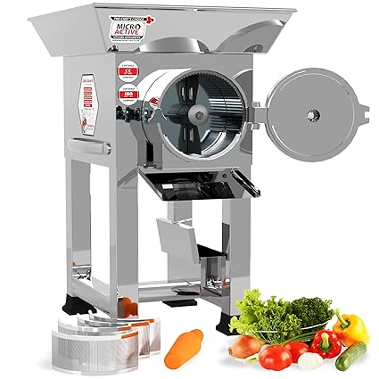 MICROACTIVE Premium Heavy Duty Stainless Steel Commercial Gravy Machine For Tomato-Onion Gravy/Ginger-Garlic Paste Maker/Wet Dal Grinder For Hotel/Restaurant/Catering Uses. (3HP)