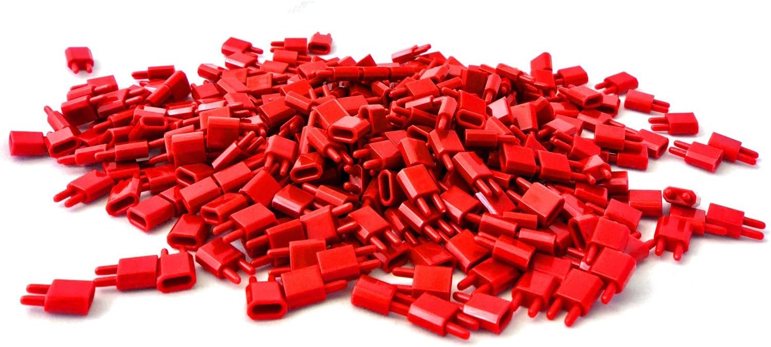 Pinblock Single Color 100 Pieces (Red)