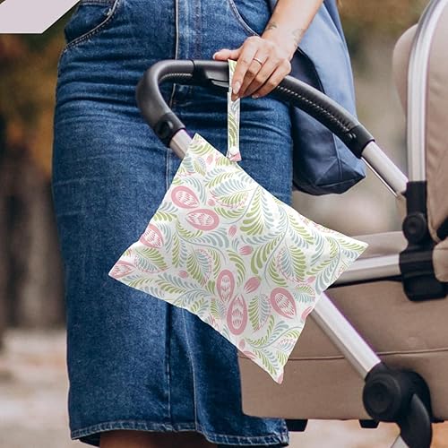 Miniatura 3 de Bolsa húmeda reutilizable para viajes, playa, piscina, yoga, baño, bolsa impermeable para trajes de baño, tela, pañales, bolsas de cosméticos,