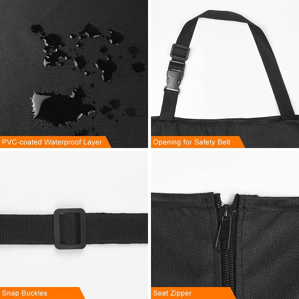 URAQT Coprisedile Posteriore Auto per Cani, 600D Oxford Impermeabile Coprisedile Posteriore Auto Cani, Antiscivolo e Antigraffio, 125cm x 145cm