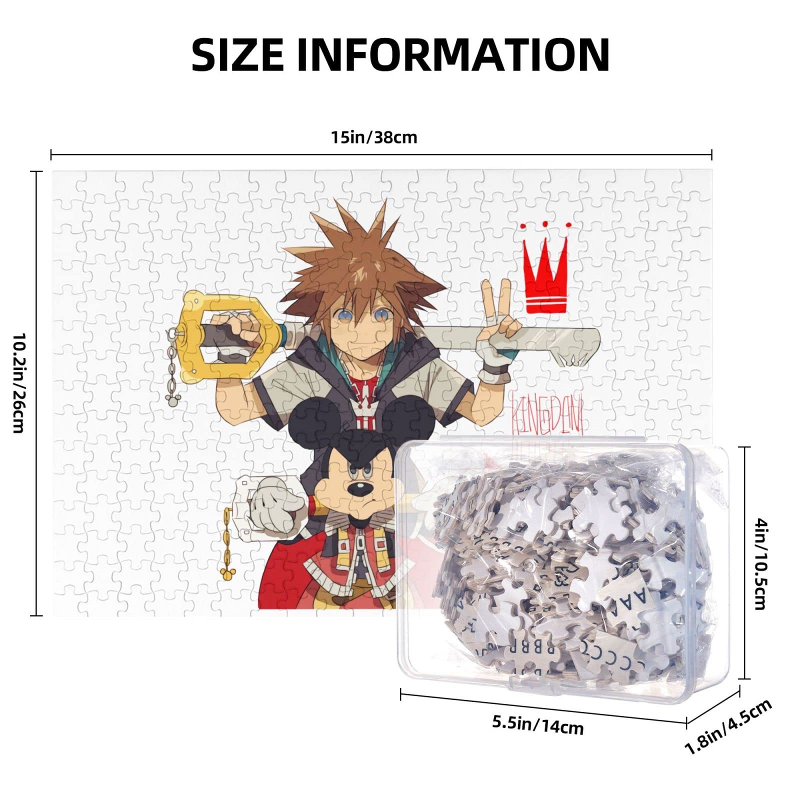 Amazon.co.jp: 木製パズル 300ピース キングダムハーツ ジグソーパズル 