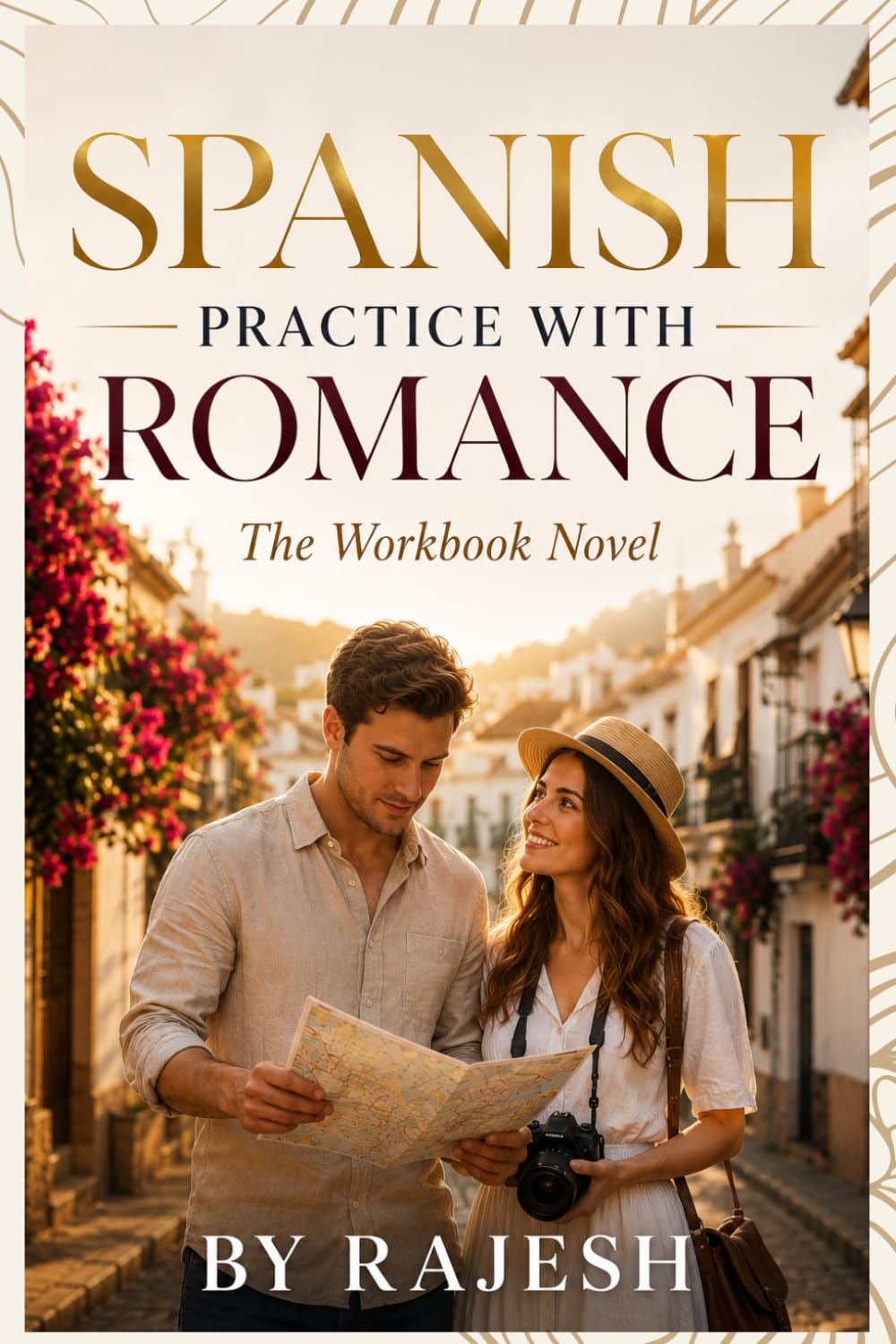 SPANISH PRACTICE WITH ROMANCE A WORKBOOK NOVEL BY RAJESH: Learn Spanish Through a Romance Thriller with 5,000+ Fill-in-the-Blank (LANGUAGE LEARNING)