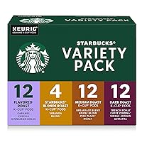 Vista 49 de Starbucks Breakfast Blend - Café de tostado medio para cafeteras Keurig, 24