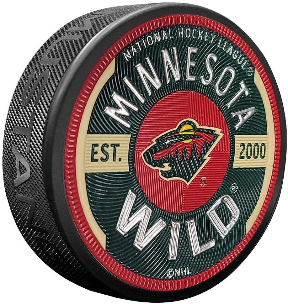 Sports Decor Minnesota Wild Gear Puck Design Trimflexx