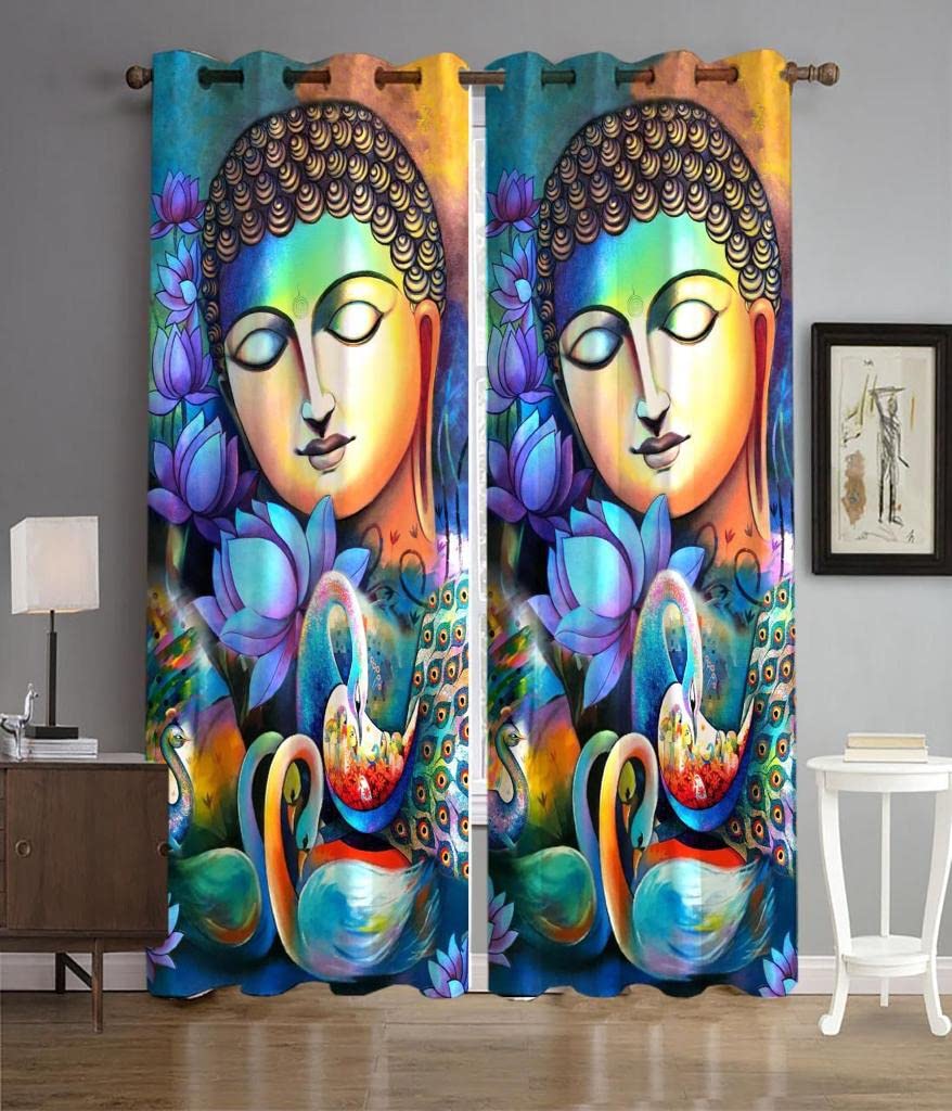 God Curtains - Digital Printed Mandir Drapes -7