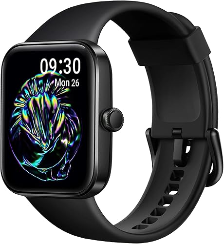Wohingo Reloj inteligente para mujer  Reloj de fitness de 1.69 pulgadas con pantalla táctil impermeable de 5 ATM de color HD, monitor de sueño de
