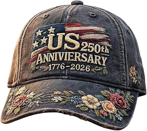lopmou 250 Anniversary USA Hat 250Th America Hockey 250 Anni