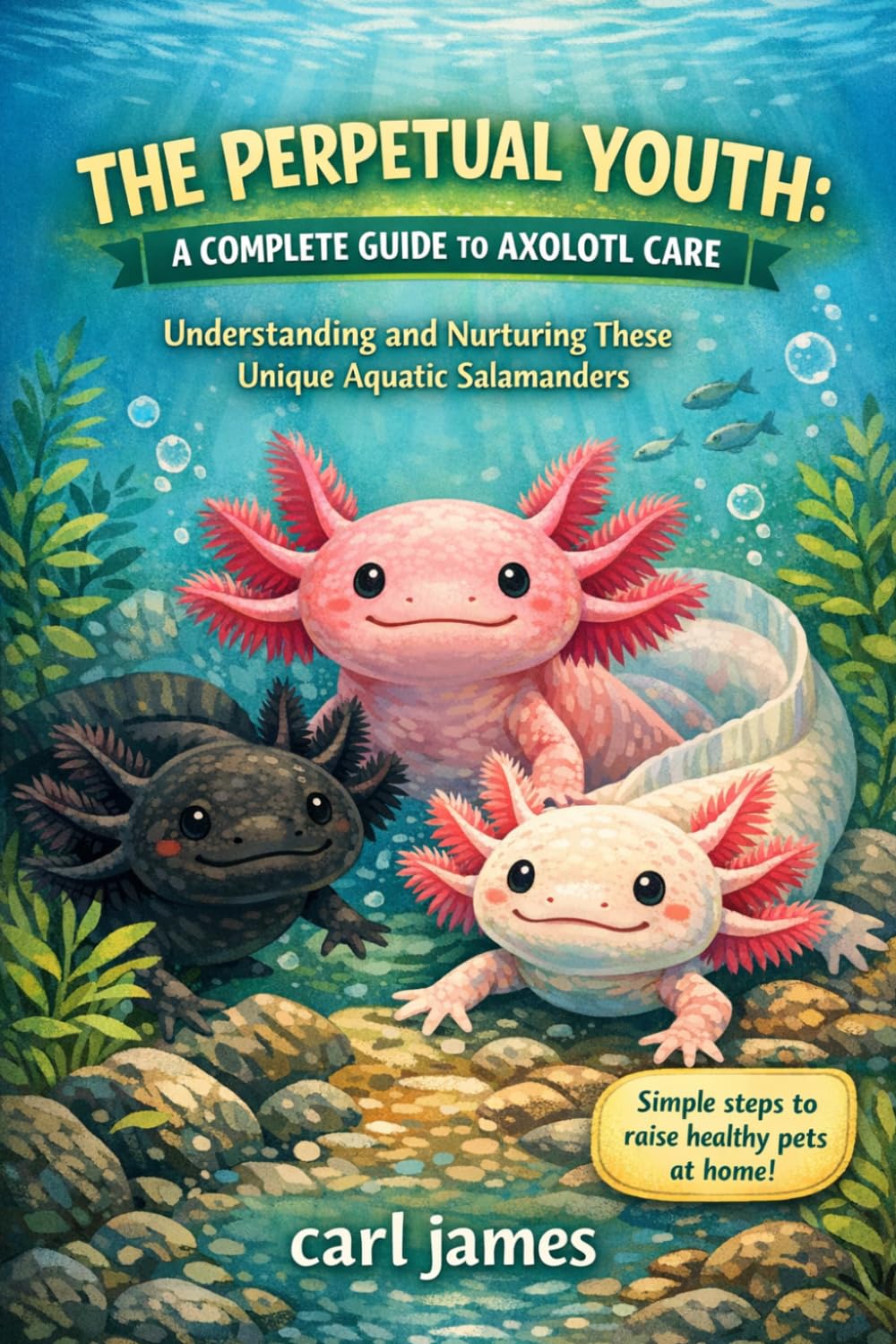 THE PERPETUAL YOUTH: A COMPLETE GUIDE TO AXOLOTL CARE: Understanding and Nurturing These Unique Aquatic Salamanders