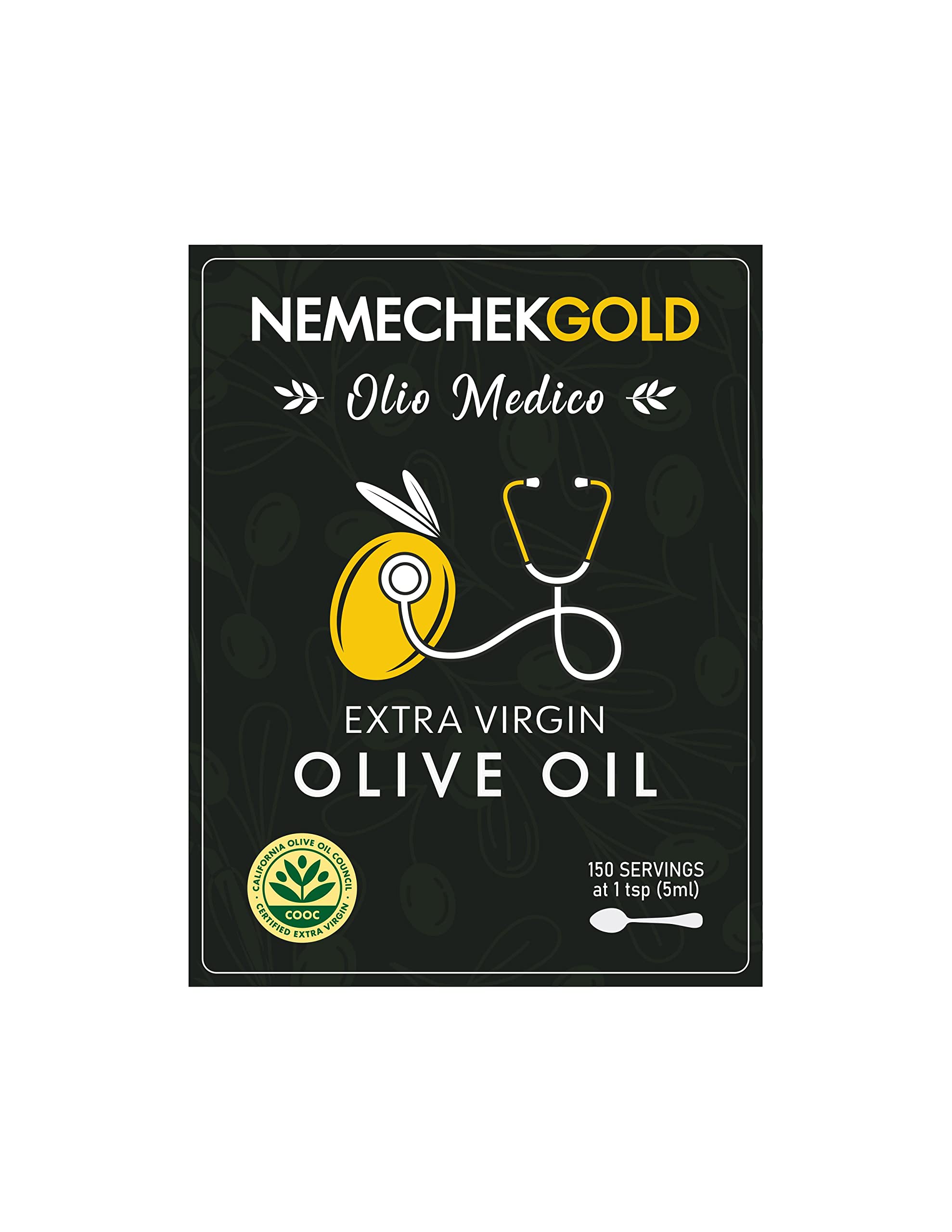 Amazon.com: Nemechek Gold Extra Virgin Olive Oil, COOC-Certified