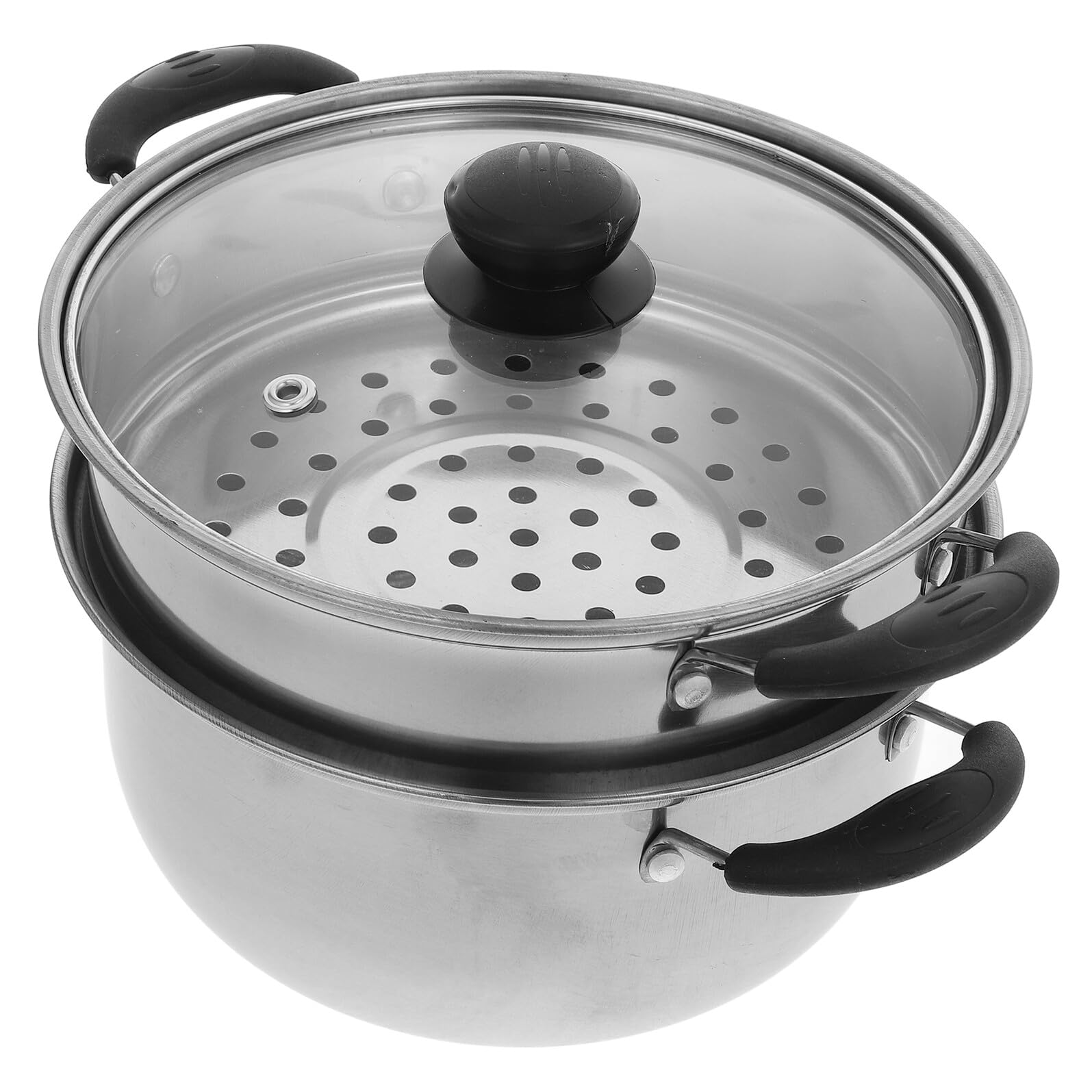 Marmite vapeur en acier inoxydable 20 cm pour cuisiner de bonnes soupes maison en famille
