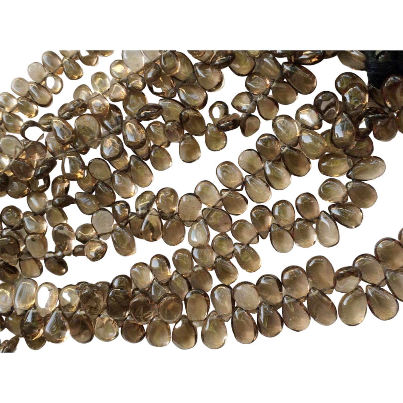 Quartz fumé 7x10 mm pour fabriquer des bijoux personnalisés en pierres