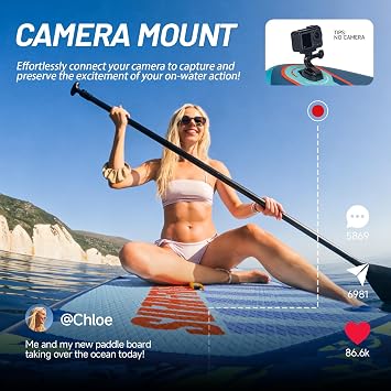 Inflatable Stand Up Paddle Board Wave Board with SUP Accessories,Inflatable SUP Board for Beginner,Youth Paddle Board,Pink or Black Paddle Board for Adult