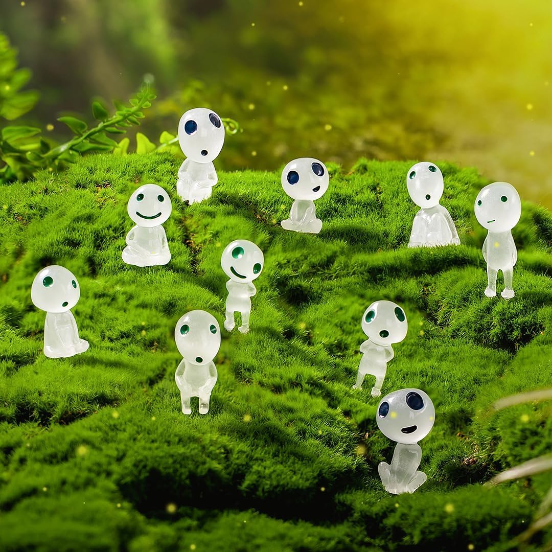 Halloween Figures for Miniature Dollhouse Fairy Garden Accessories Micro Landscape Decorations (Green 20) - Image 3